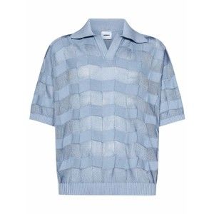 Bonsai Textured Check Polo With Classic Collar - NWT